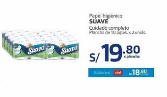 Makro Papel higiénico suave cuidado completo plancha de 10 pqtes. x 2 unids. oferta