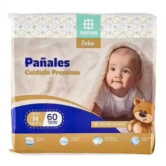 Tottus Panal tottus cuidado premium m x60un oferta