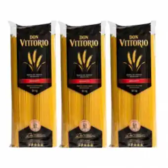 Freshmart 3x2 fideo spaghetti don vittorio - envase 1 kg - unidad oferta