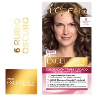 Mifarma Tinte para cabello excellence #6 rubio oscuro - kit 1 un oferta