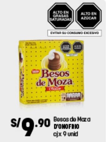 Plaza Vea Besos de Moza D'Onofrio 9 unid oferta