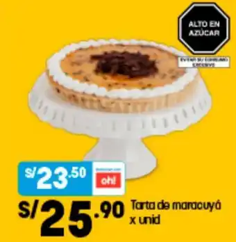Plaza Vea Torta de Maracuyá oferta