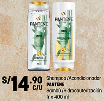 Plaza Vea Shampoo / Acondicionador Pantene 400ml oferta
