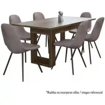 Linio Mesa de comedor tuhome volterra - carame... oferta