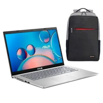 Hiraoka Laptop asus x415ja 14" intel core i5-1035g1 256gb ssd 8gb ram + mochila para laptop miray mml-enl71015b-2 oferta