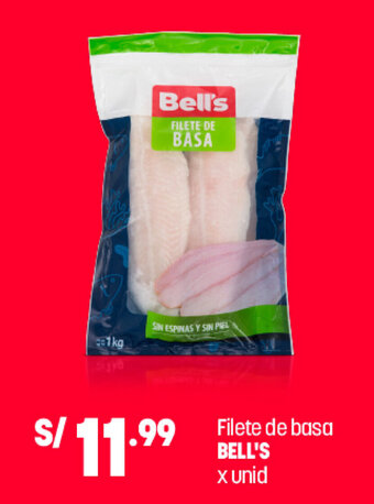 Plaza Vea Filete de Basa Bell's oferta