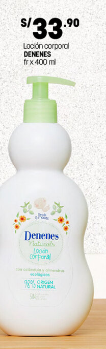Plaza Vea Loción Corporal Denenes 400ml oferta