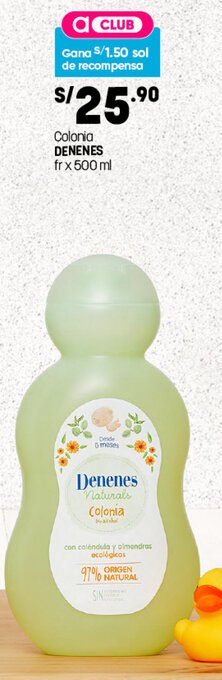 Plaza Vea Colonia Denenes 500ml oferta