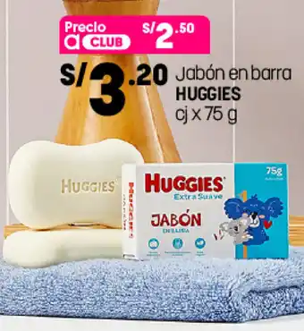 Plaza Vea Jabón en Barra Huggies 75g oferta
