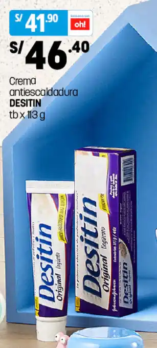Plaza Vea Crema Antiescaldadura Desitin 113g oferta