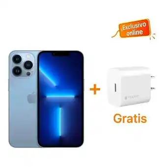 iShop Iphone 13 pro max - 128gb - azul claro + cubo de carga mophie exclusivo online oferta