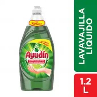 Freshmart Lavavajillas líquido ayudín limón y sábila 1.2 l - unidad oferta