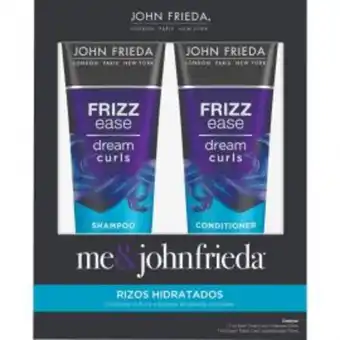 Freshmart Pack shampoo + acondicionador john frieda frizz ease dream curls - envase 250ml - unidad oferta