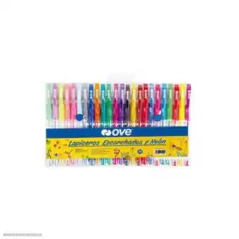 Tai Loy Boligrafo escarchado x 24 colores ove oferta