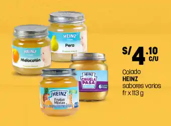 Plaza Vea Colado Heinz Sabores Varios 113g oferta