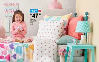 Plaza Vea Sábana Viva Home 1.5 plz oferta