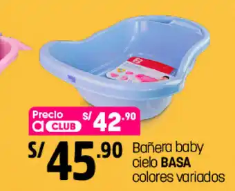 Plaza Vea Bañera Baby Cielo Basa Colors Variados oferta