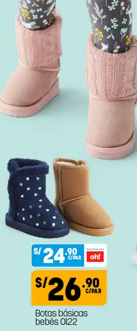 Plaza Vea Botas Básicas Bebés 0122 oferta