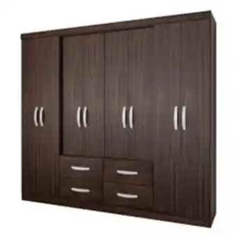 Metro M+design ropero 8 puertas tabaco oferta