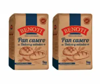 Freshmart 2x1 premezcla para pan y dulces caseros benoti - envase 1kg - unidad oferta