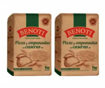 2x1 premezcla para pizzas y empanadas caseras benoti - envase 1kg - unidad