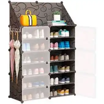 Linio Zapatera organizador 2x6 niveles negro oferta