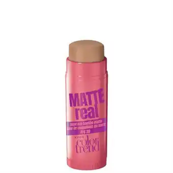 Avon Color trend base mate en barra matte real fps 20 6.5 g oferta