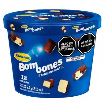 Vivanda Helado bombones d'onofrio pote 216ml oferta