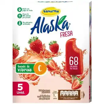 Vivanda Helado alaska fresa caja 375ml oferta