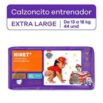 Mifarma Calzoncitos entrenadores ninet talla xl - bolsa 44 un oferta