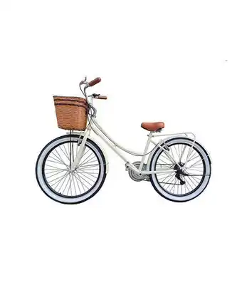 Tiendas EFE Bicicleta vintage retro beige oferta