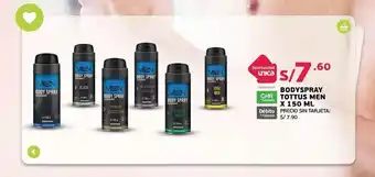Tottus BodySpray Tottus Men x 150 ml oferta