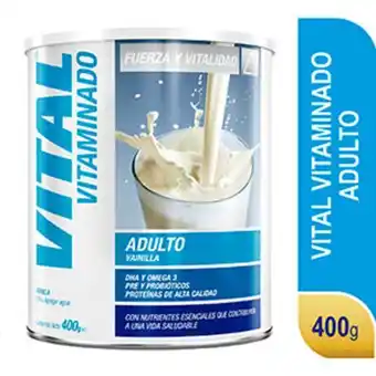 Mifarma Vital vitaminado sin lactosa sabor vainilla - lata 400 g oferta