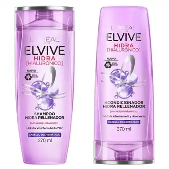 Tottus Rutina básica hialurónico 370 ml elvive oferta