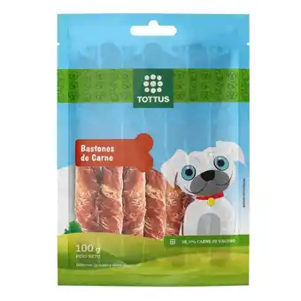 Tottus Bastones de carne para perros tottus 100 gr oferta