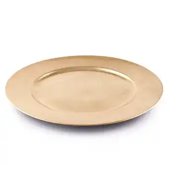 Tottus Plato de sitio dorado 33cm carnival rim oferta