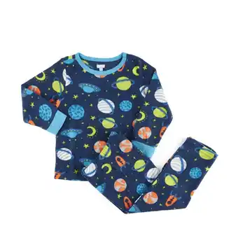 Tottus Pijama polar niño talla 2 azul marino oferta