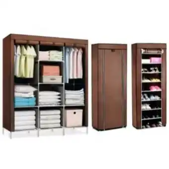 Linio Pack ropero armable 3 cuerpos + zapatera... oferta