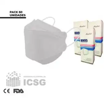 Linio Mascarilla kn95 certificada fish shape x... oferta