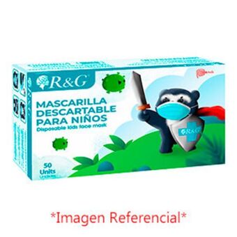 Mifarma Mascarilla descartable para niños celeste oferta