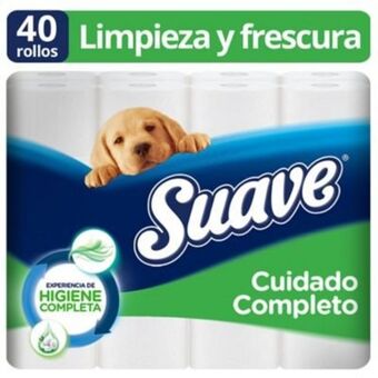 Tottus Papel higiénico suave cuidado completo 40 rollos oferta
