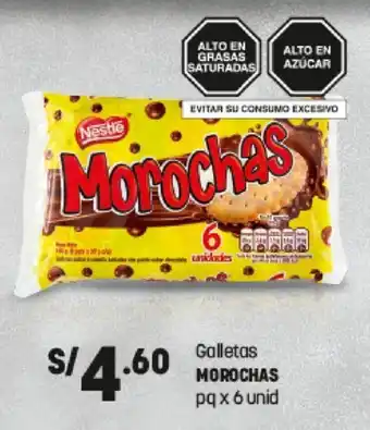 Plaza Vea Galletas MORACHAS pq x 6 unid oferta