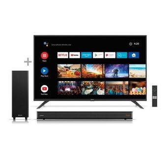 Hiraoka Tv miray led uhd 4k smart 50" mk50-t1001bt + soundbar miray sbm-w602bt oferta