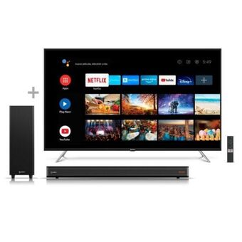 Hiraoka Tv miray led uhd 4k smart 43" mk43-t1000bt + soundbar miray sbm-w602bt oferta