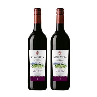 Tottus Two pack vino malbec semiseco - perú 750 ml oferta