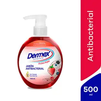 Mifarma Jabón líquido antibacterial dermex frutos rojos - frasco 500 ml oferta