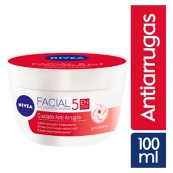Mifarma Crema facial cuidado antiarrugas nivea - pote 100 ml oferta