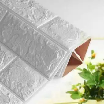 Linio Adhesivos pared 3d ladrillos 12pcs blan... oferta