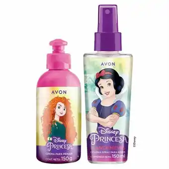 Avon Set x 2 princesas mérida y blanca nieves oferta