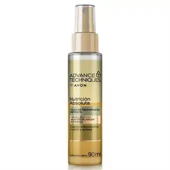 Avon Advance techniques óleo tratamiento bifásico aceite de argán y marula nutrición absoluta 90 ml oferta